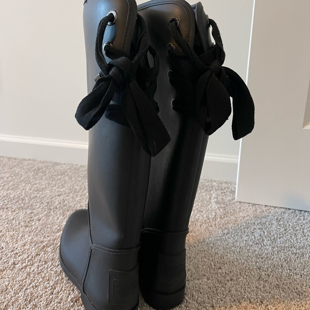 Coach Rain Boots (barely worn)